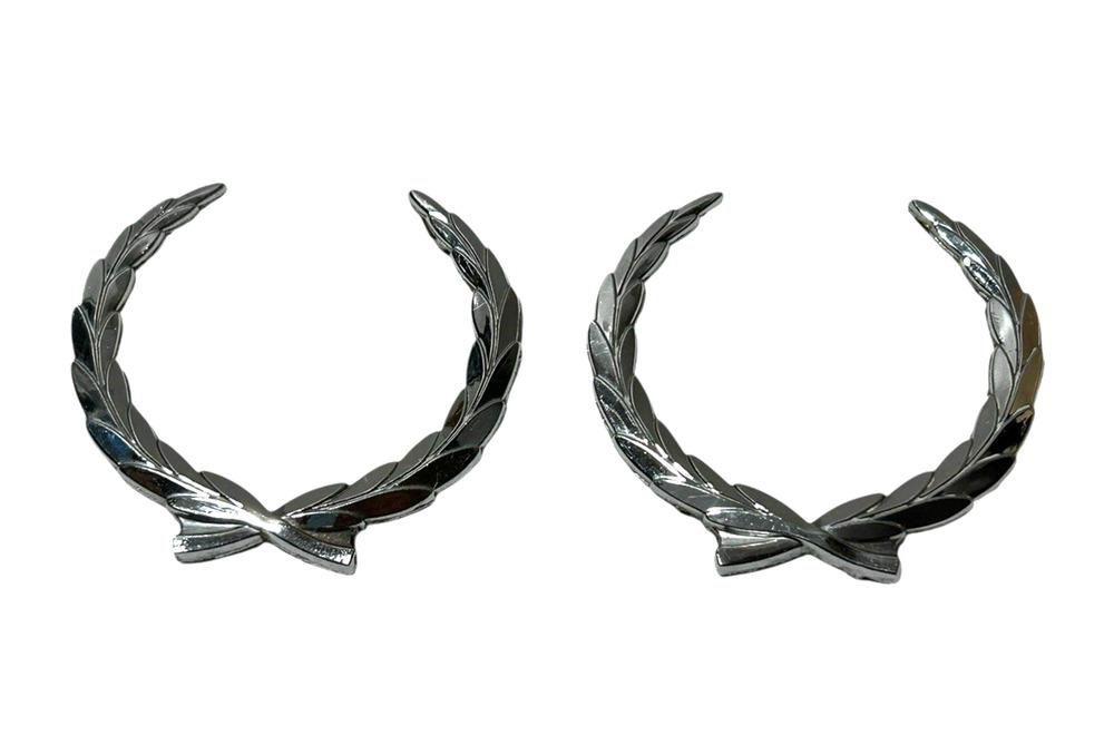 Vintage 1960's 1970's Cadillac Wreath Emblem Genuine GM Lot Of (2)